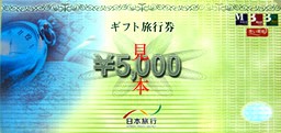 日本旅行ギフト旅行券
（5,000円相当）